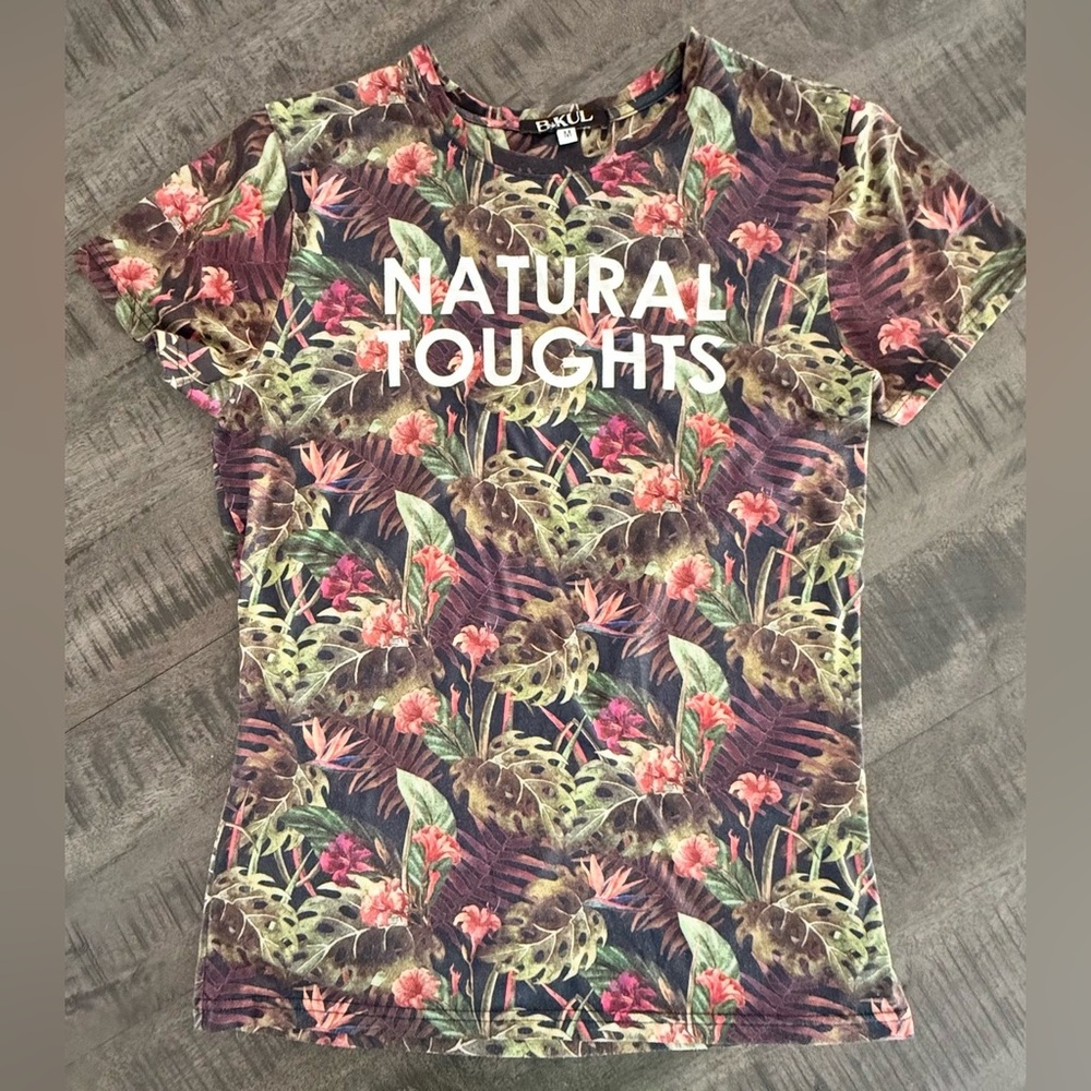VINTAGE,Men's Tropical Print Tank Top - Multicolor